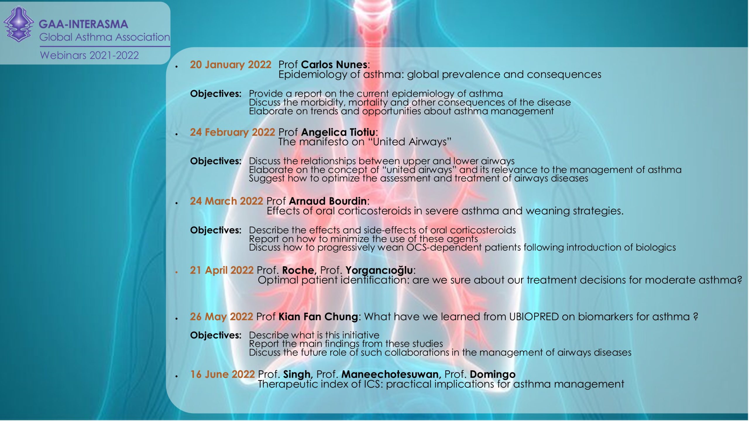 GAA 6th webinar 2022